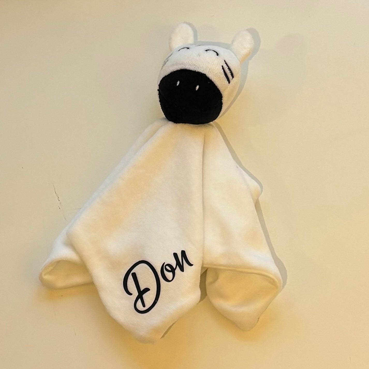 Knuffeldoekje Zebra (met naam)