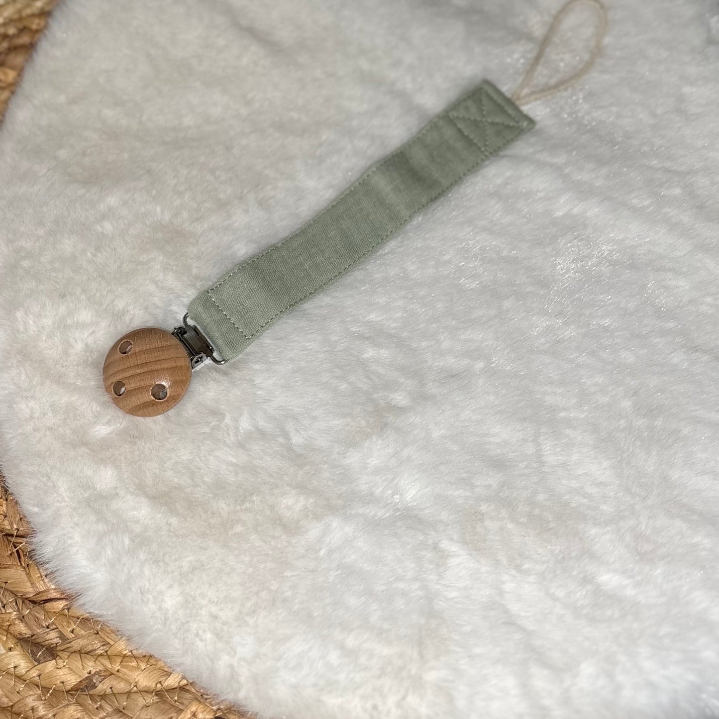 Speenkoord met naam groen