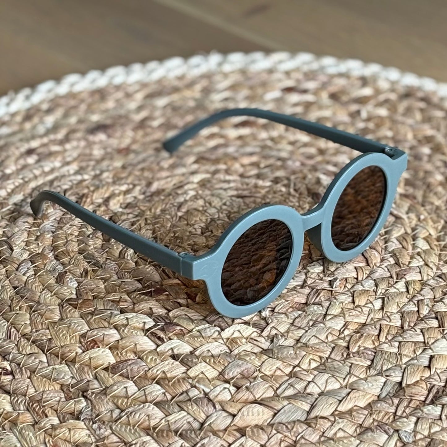 Zonnebril retro blauw