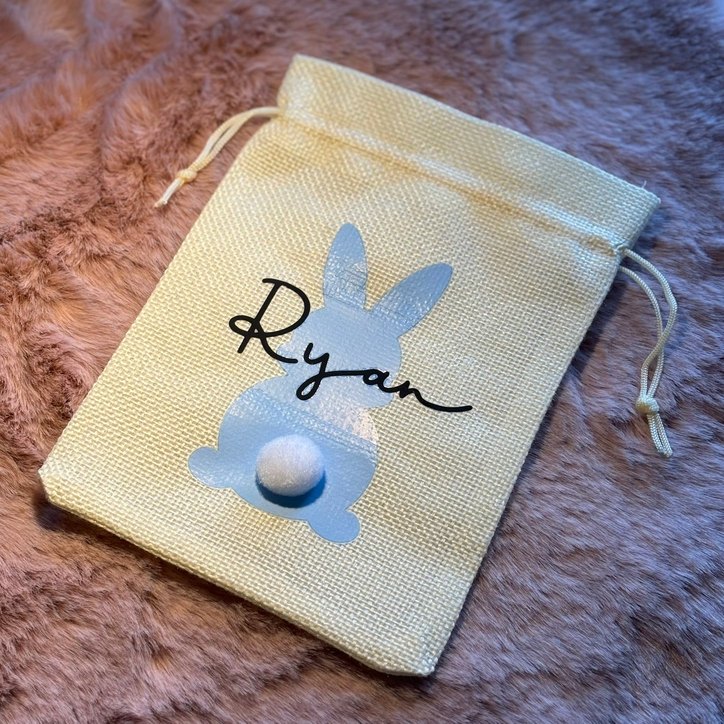 Happy productz - Paaszakje GEEL met naam