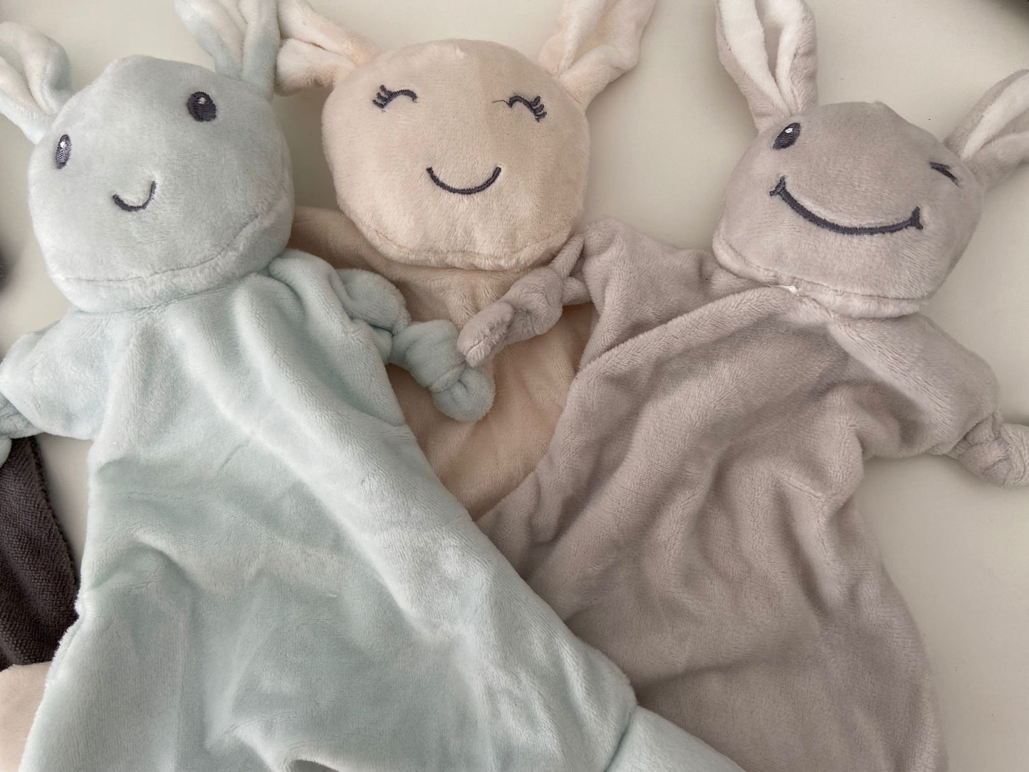 Knuffeldoekje lichtblauw (met naam)