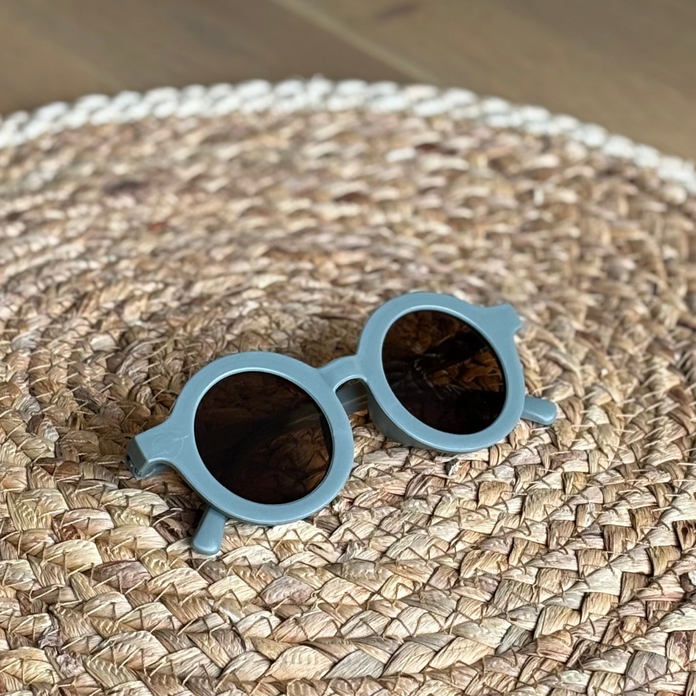 Zonnebril retro blauw
