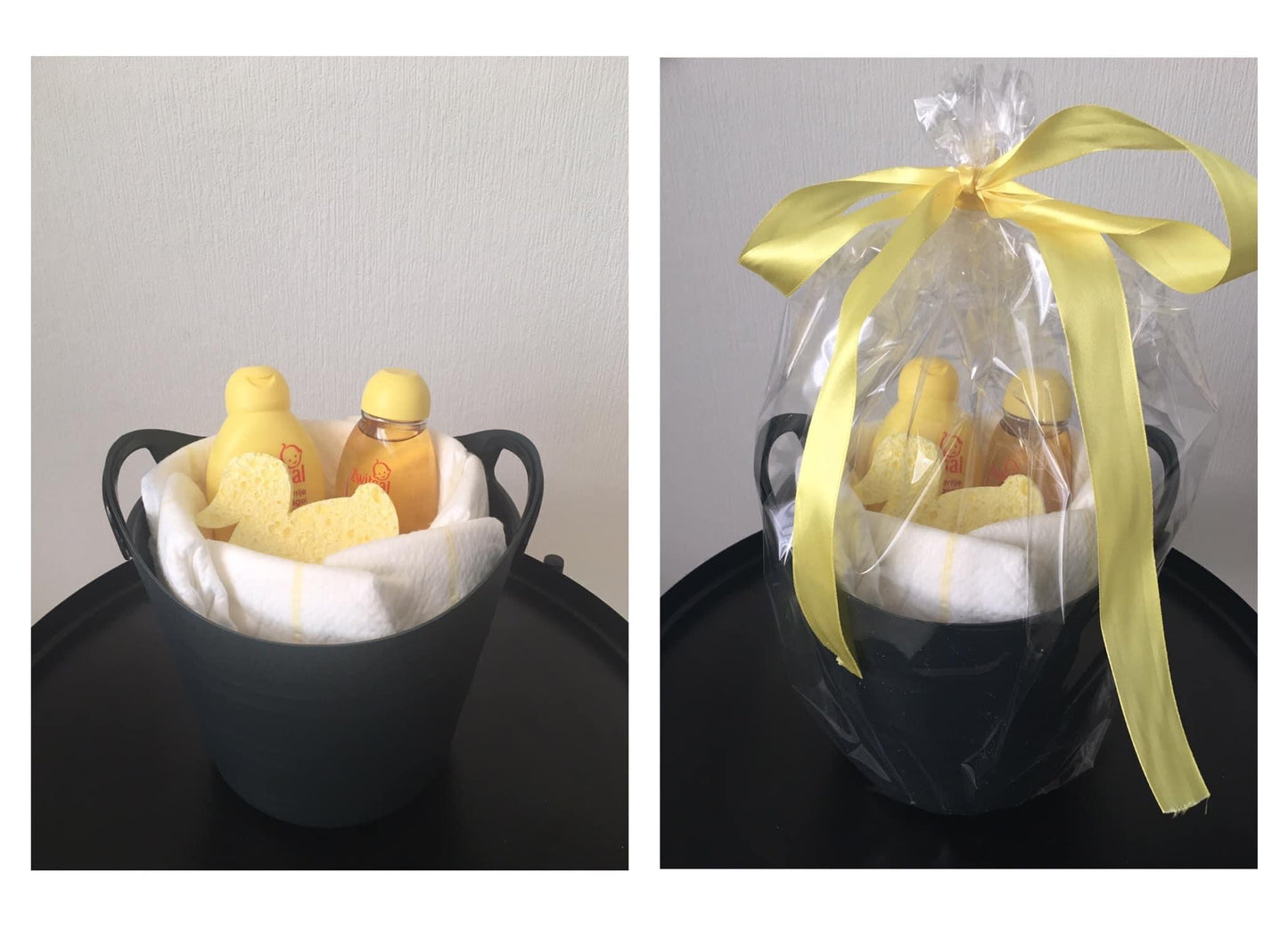Luiertaart mandje geel Zwitsal