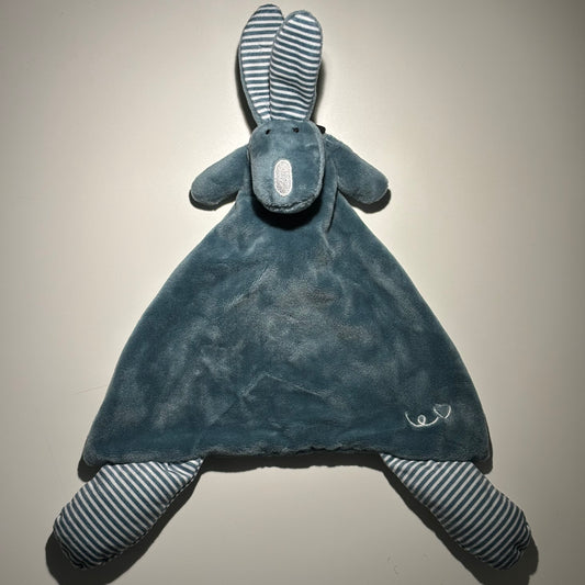 Knuffeldoekje knisperoren turquoise (met naam)