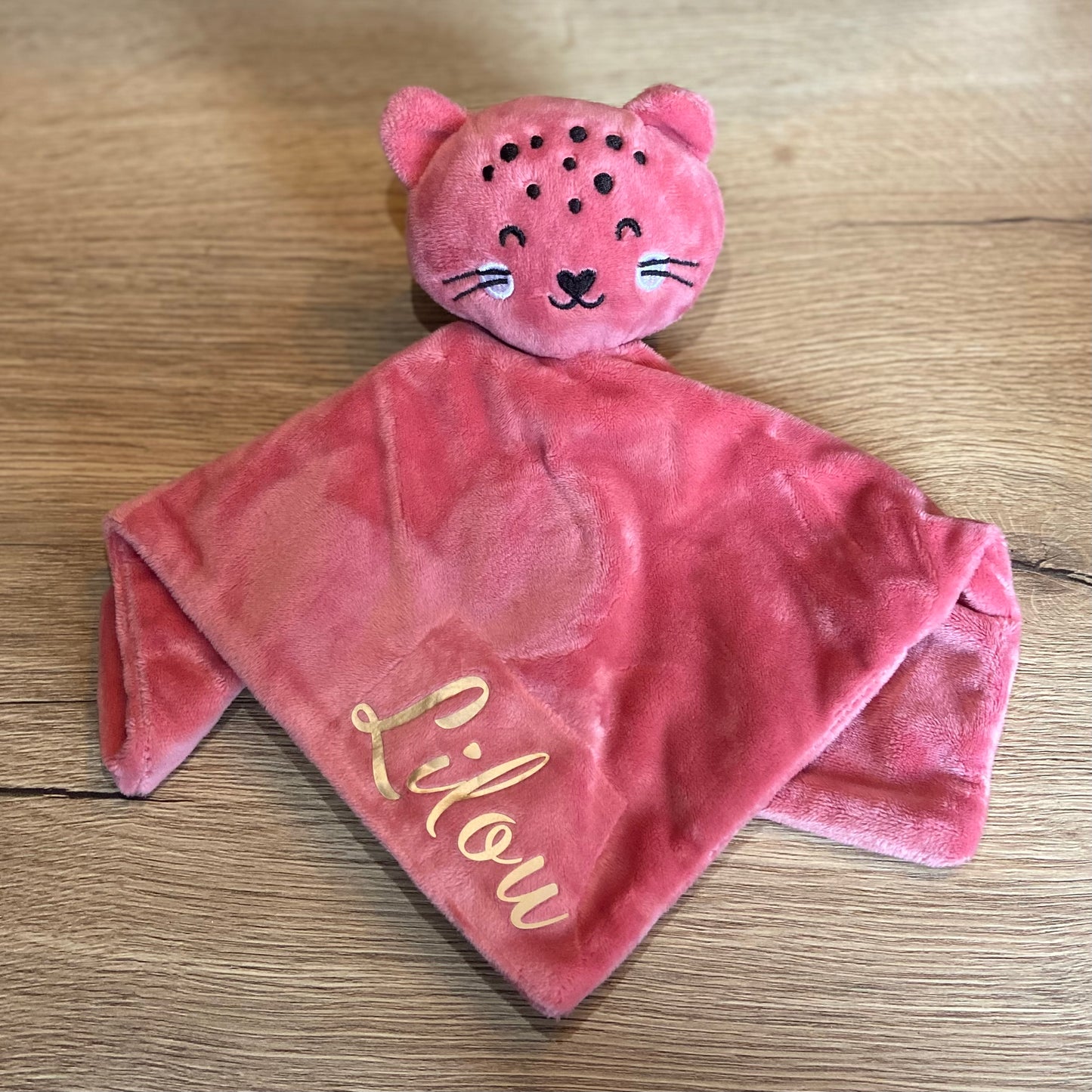 Knuffeldoekje Luipaard (met naam)